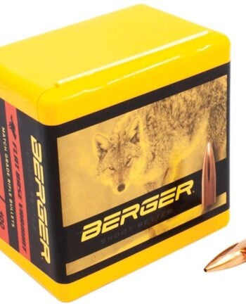 Berger 22 Cal 224DIA 60GR Varmint Match Rifle Bullets - 100/Box